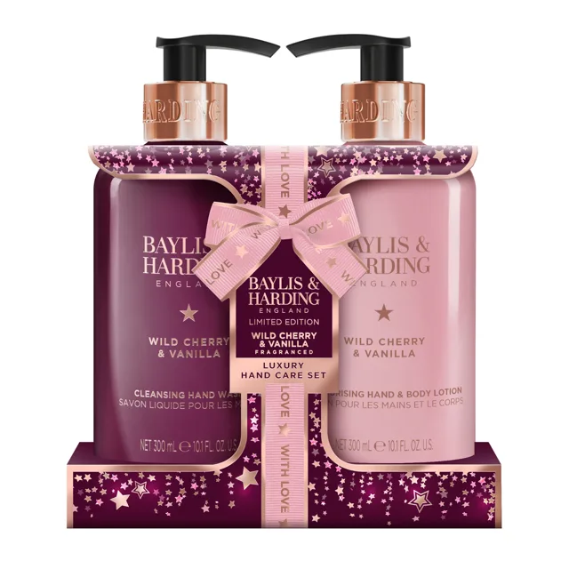 Baylis & Harding Dárková sada péče o ruce Wild Cherry & Vanilla 2 ks