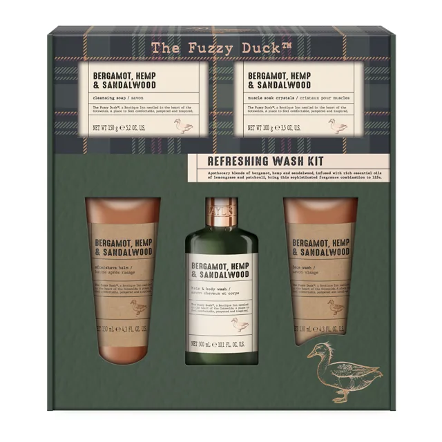 Baylis & Harding Dárková sada péče o tělo Bergamot, Hemp & Sandalwood 5 ks