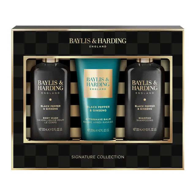 Baylis & Harding Dárková sada péče o tělo Black Pepper & Ginseng 3 ks
