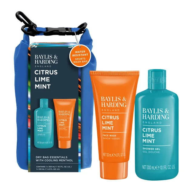 Baylis & Harding Dárková sada péče o tělo Citrus, Lime & Mint 3 ks