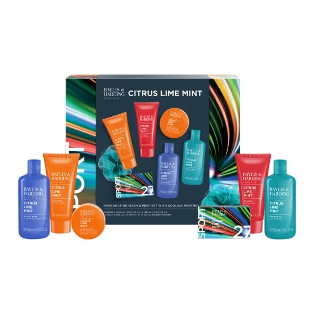 Baylis & Harding Dárková sada péče o tělo Citrus, Lime & Mint 7 ks