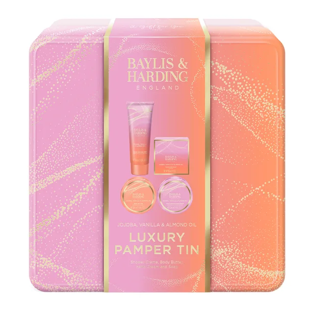 Baylis & Harding Dárková sada péče o tělo Jojoba, Vanilka & Mandlový olej 4 ks