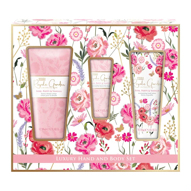 Baylis & Harding Dárková sada péče o tělo Royale Garden 3 ks