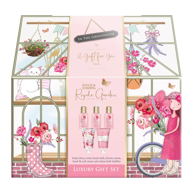 Baylis & Harding Dárková sada péče o tělo Royale Garden 5 ks