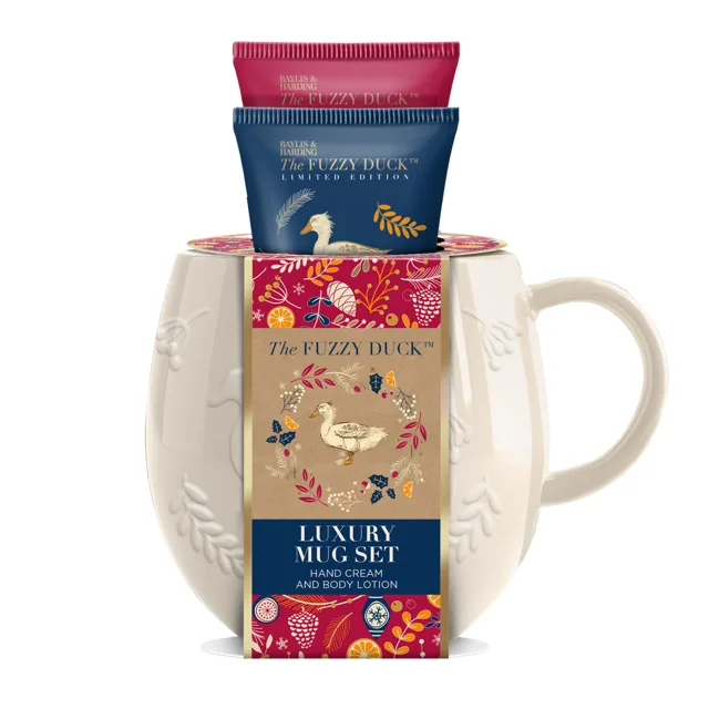 Baylis & Harding Dárková sada péče o tělo v hrníčku The Fuzzy Duck 2 ks