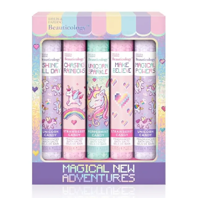 Baylis & Harding Dárková sada solí do koupele Unicorn 5 ks