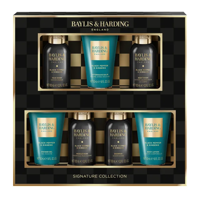 Baylis & Harding Dárková sada tělové péče Black Pepper & Ginseng 7 ks