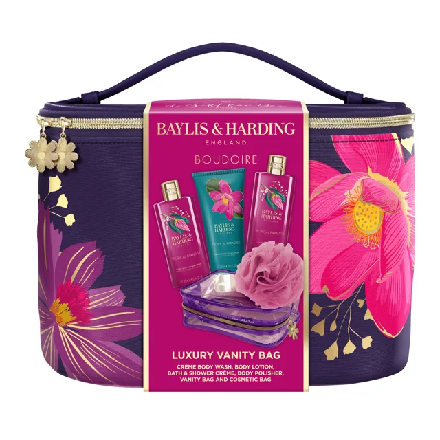 Baylis & Harding Dárková sada v taštičce Boudoire Tropical Paradise 5 ks