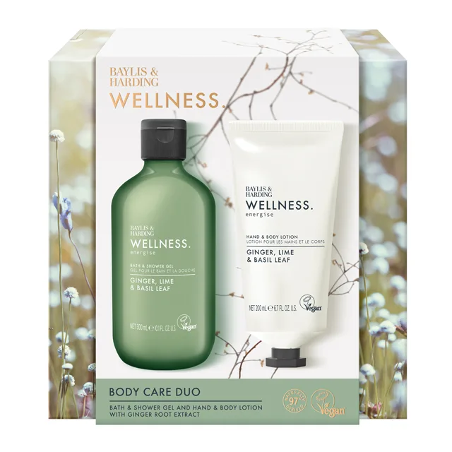 Baylis & Harding Dárková sada Zázvor, Limetka & Bazalka 2 ks