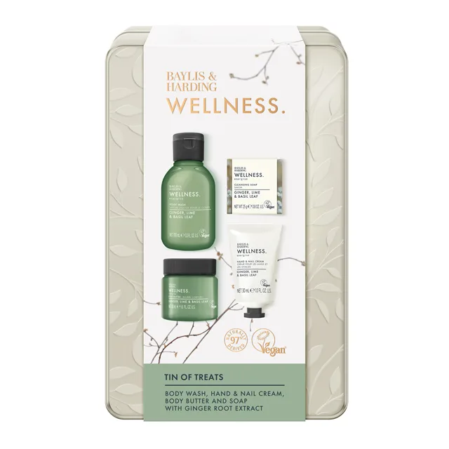 Baylis & Harding Dárková sada Zázvor, Limetka & Bazalka 4 ks
