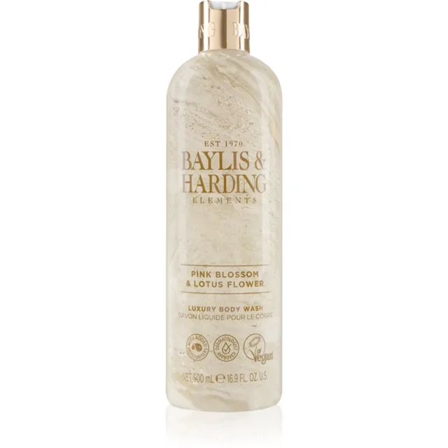 Baylis & Harding Elements Pink Blossom & Lotus Flower luxusní sprchový gel 500 ml