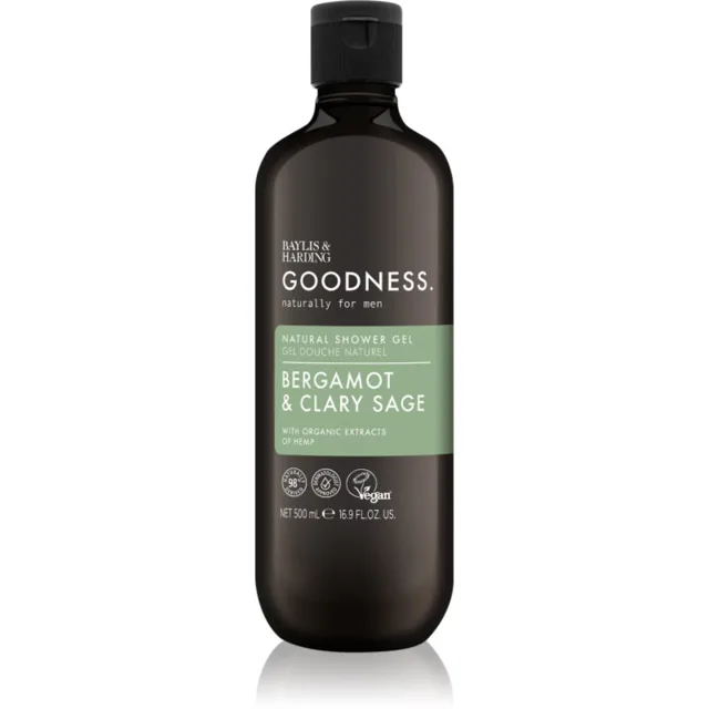 Baylis & Harding Goodness Bergamot & Clary Sage sprchový gel pro muže 500 ml
