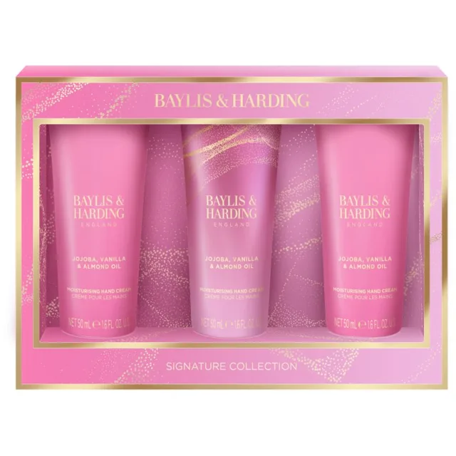 Baylis & Harding Jojoba, Vanilla & Almond Oil dárková sada na ruce s mandlovým olejem