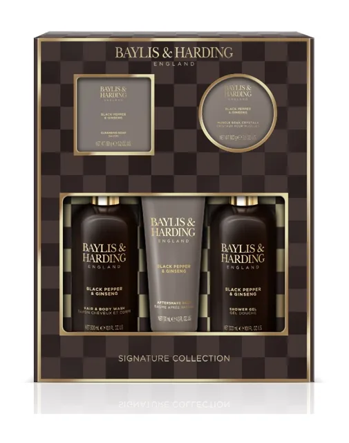 Baylis & Harding Pánská sada péče o tělo Černý pepř & Ženšen 5 ks