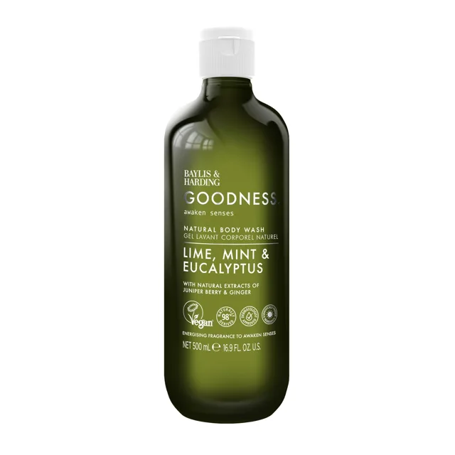 Baylis & Harding Sprchový gel Goodness Awaken Limetka, Máta & Eukalyptus 500 ml