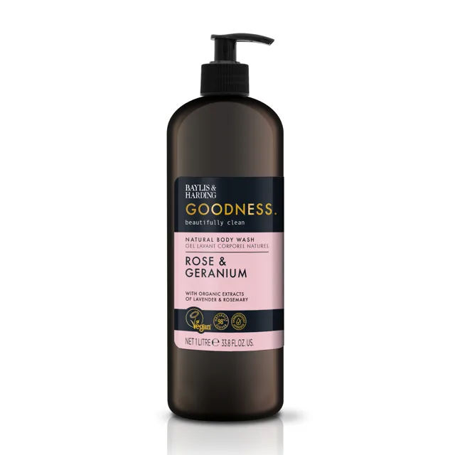 Baylis & Harding Sprchový gel Růže & Geránium Body Wash 1000 ml