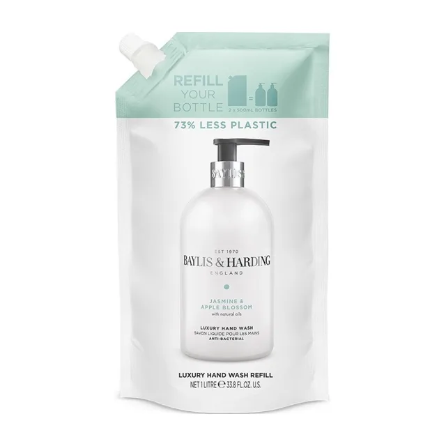 Baylis & Harding Tekuté mýdlo na ruce Jasmín náhradní náplň 1000 ml