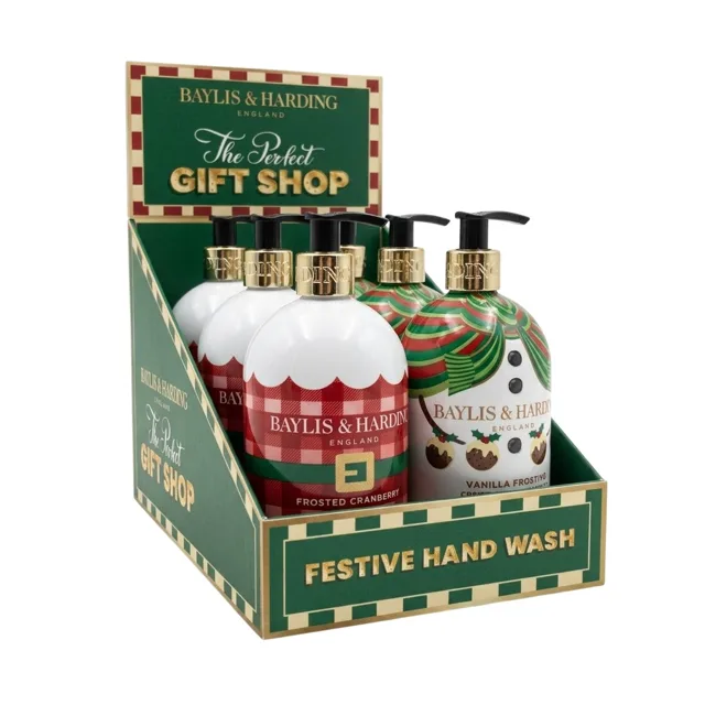 Baylis & Harding Tekuté mýdlo Santa / Sněhulák Festive Friends 500 ml
