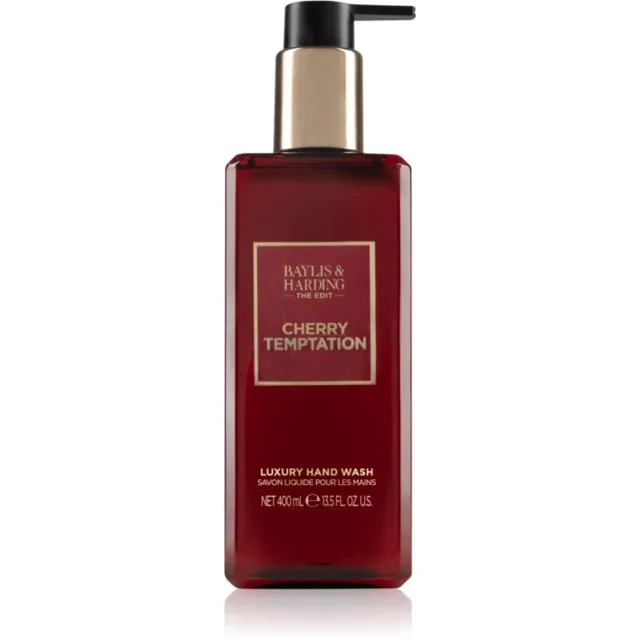 Baylis & Harding The Edit Cherry Temptation luxusní tekuté mýdlo Cherry, Jasmine & Sandalwood 400 ml