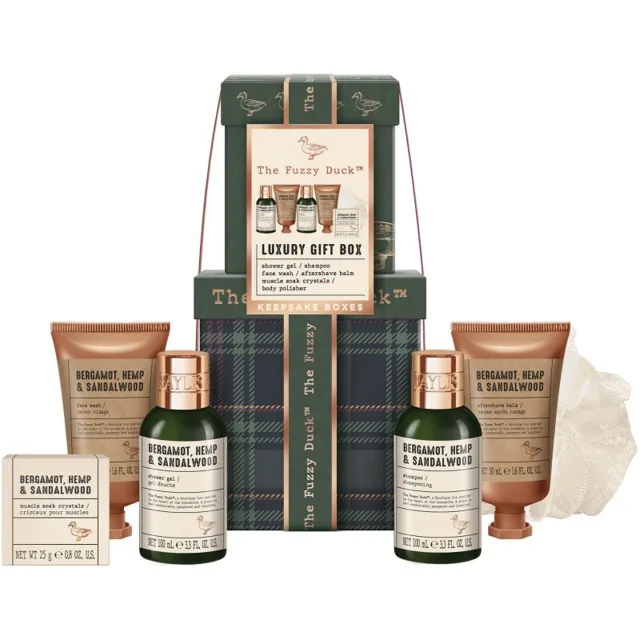 Baylis & Harding The Fuzzy Duck Bergamot, Hemp & Sandalwood dárková sada na tělo pro muže