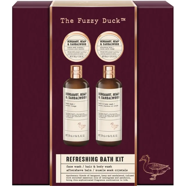 Baylis & Harding The Fuzzy Duck Bergamot, Hemp & Sandalwood dárková sada pro muže