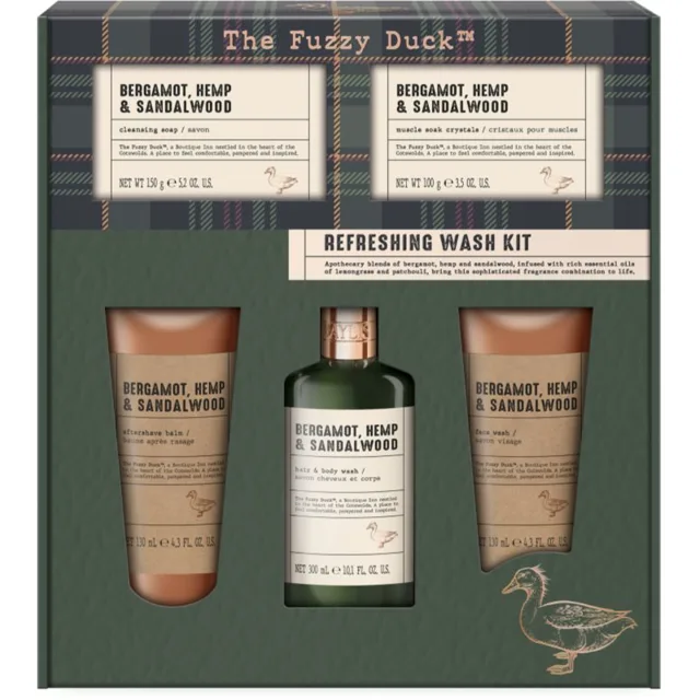 Baylis & Harding The Fuzzy Duck Bergamot, Hemp & Sandalwood dárková sada pro muže