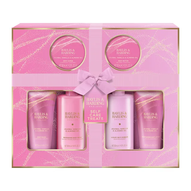 Baylis & Harding Velká dárková sada Jojoba, Vanilla & Almond Oil 6 ks