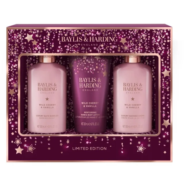 Baylis & Harding Wild Cherry & Vanilla dárková sada do koupele