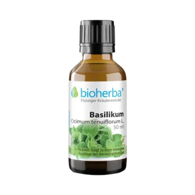 Bazalka posvátná (tulsi) – tinktura kapky – 50 ml – Bioherba