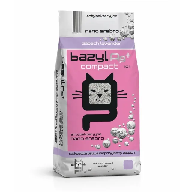 BAZYL Ag+ Compact Lavender 20L bentonitové stelivo pro kočky