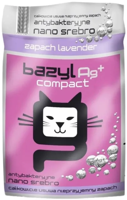 BAZYL Ag+ Compact Lavender 5 l levandulově bentonitové stelivo pro kočky