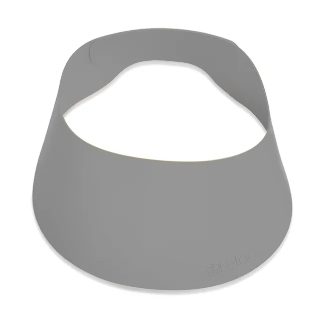 Bblüv Silikonový kšilt na mytí hlavy Käp 1 ks Grey