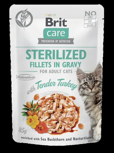 BCC Sterilized. Fillets in Gravy with Tender Turkey 85 g - Expirace
