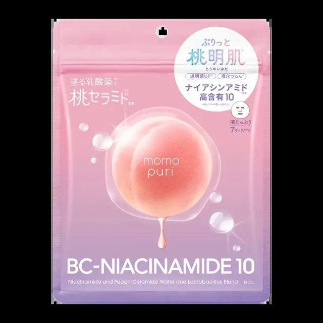 BCL Momopuri Hydratační pleťové masky Moist Barrier Serum 7 ks 7 ks
