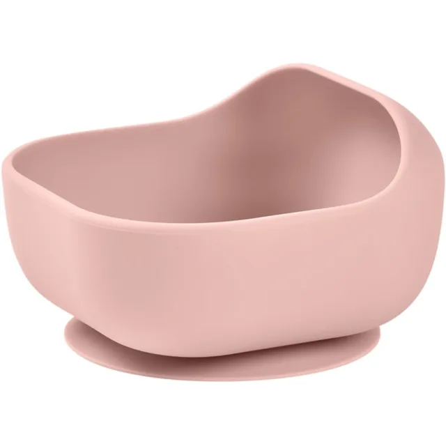Beaba Silicone Bowl with Suction Cup silikonová miska s přísavkou Cotton Candy 1 ks