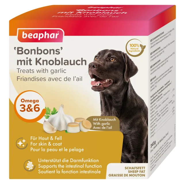 Beaphar "Bonbons" s česnekem - 245 g
