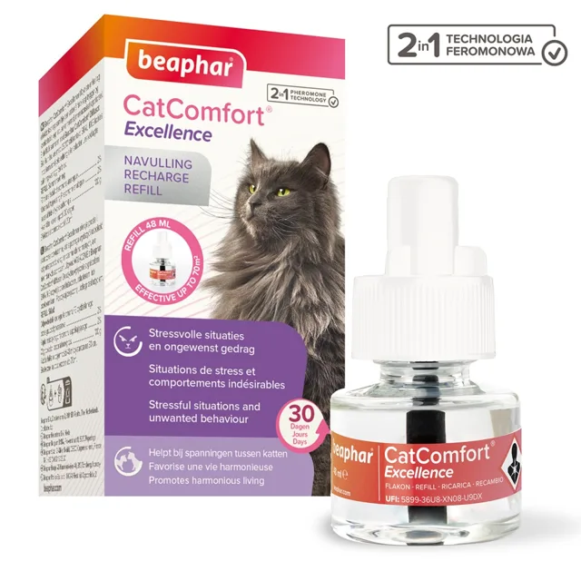BEAPHAR Cat Comfort 30 Day Refill feromonová náplň 48 ml