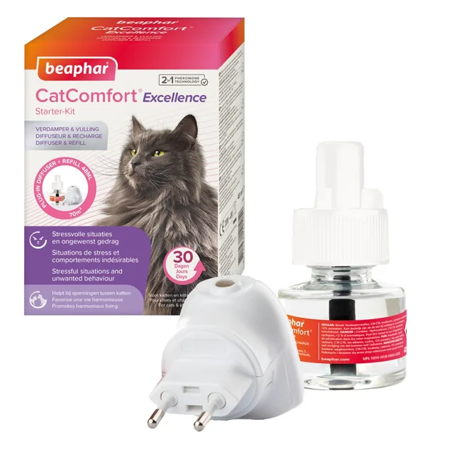 BEAPHAR Catcomfort Calning Diffuser 48 ml difuzér s obsahem zklidňujících feromonů pro kočky