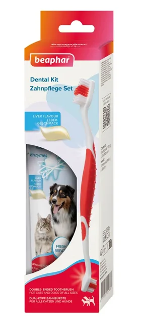 BEAPHAR Dental Kit kartáček a pasta na zuby pro psy a kočky