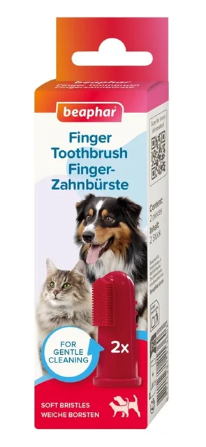 BEAPHAR Finger Toothbrush prstový zubní kartáček pro psy a kočky