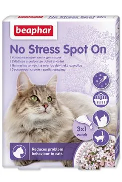 Beaphar No Stress spot-on pro kočky 3 pipety á 0,4ml