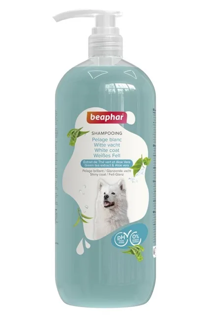 BEAPHAR šampon pro bílou srst 1 l šampon pro bílou a světlou srst psů