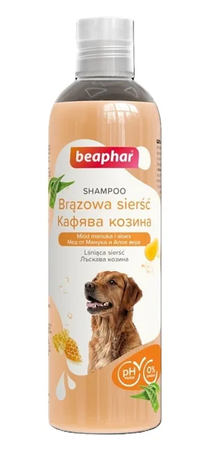 BEAPHAR Shampoo Brown Coat 250 ml šampon pro tmavou a černou srst pro psy