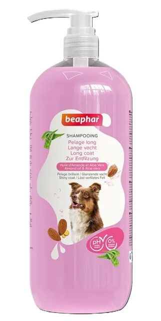 BEAPHAR Shampoo Long Coat 1 l šampon pro psy s dlouhou srstí