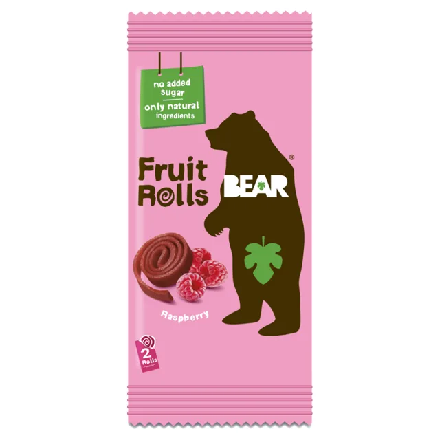 BEAR Ovocné plátky malina 20 g