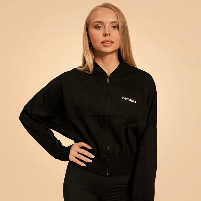 BeastPink Dámská mikina Zip-Up Bliss Black