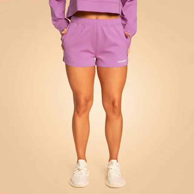 BeastPink Dámské teplákové šortky Grace Purple