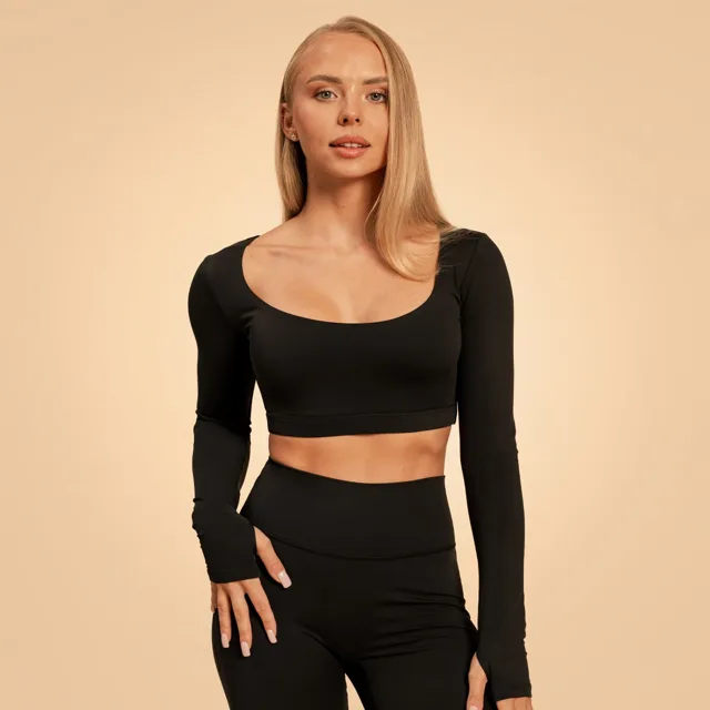 BeastPink Dámský sportovní top Sense Black
