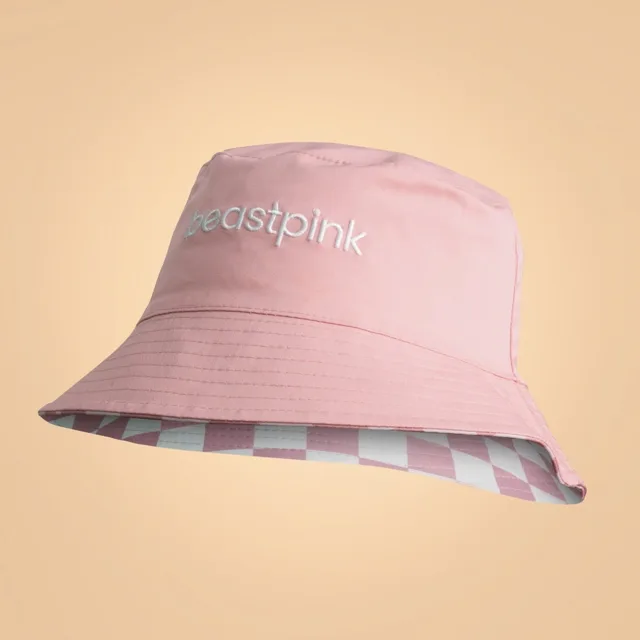 BeastPink Klobouk Bucket Hat Serenity Pink