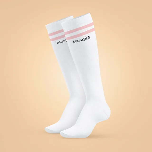 Beastpink Knee High Socks White